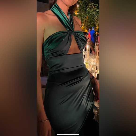 BRONX AND BANCO BALI GOWN IN EMERALD GREEN - Picture 6 of 7